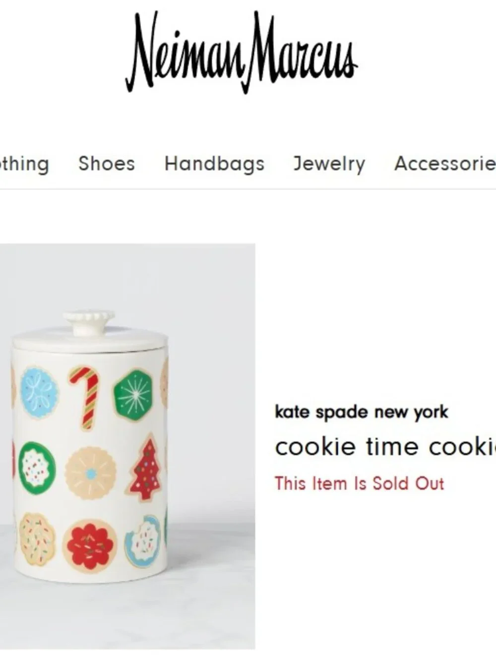 💖NEW!💖 Kate Spade New York Kate Spade New York 2021 Release - Cookie Time Jar